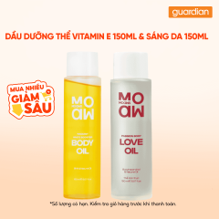 Combo 1 MOAW MOAWS DAU D.THE VIT.E 150ML & 1 MOAW MOAWS  DAU D.THE S.DA 150ML