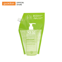 Gel Rửa Mặt Giúp Làm Sạch Và Thông Thoáng Lỗ Chân Lông Dành Cho Da Dầu Mụn SVR Sebiaclear Gel Moussant Dạng Túi Refill 400ml
