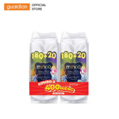 Gói Combo 2 MIHOO Bông Tẩy Trang Tròn 200 Miếng