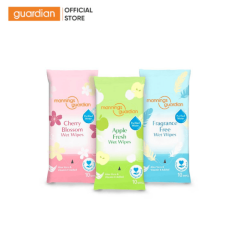 BỘ KHĂN ƯỚT CÁC LOẠI MANNINGS GUARDIAN 10 TỜ X 3 GÓI