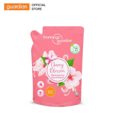 TÚI NƯỚC RỬA TAY DẠNG GEL ANH ĐÀO MANNINGS GUARDIAN CHERRY BLOSSOM MOISTURISING HAND WASH 450ML (POUCH)
