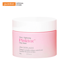 Mặt Nạ Đất Sét Thuần Chay Hút Dầu, Kiểm Soát Nhờn Dành Cho Da Mụn Derladie Pore Tightening Pinktox Clay Mask