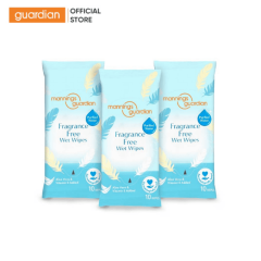 KHĂN ƯỚT KHÔNG HƯƠNG MANNINGS GUARDIAN 10 TỜ X 3 GÓI