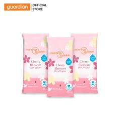 KHĂN ƯỚT HƯƠNG HOA ANH ĐÀO MANNINGS GUARDIAN 10 TỜ X 3 GÓI