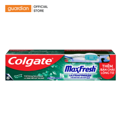 Kem Đánh Răng Colgate Maxfresh Cực The MátTặng Bàn Chải Đánh Răng