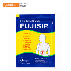 Miếng Dán Giảm Đau Fujisip (7.5 x 10cm) Gói 5 Miếng