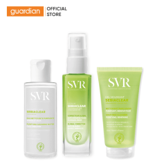 SVR COMBO SERUM 30ML + NƯỚC TẨY TRANG 75ML + GEL RỬA MẶT