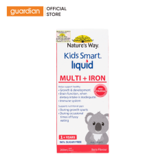 Thực Phẩm Bảo Vệ Sức Khỏe Nature's Way Kids Smart Liquid Multi + Iron - Hỗ Trợ Tăng Cường Sức Khỏe, Nâng Cao Sức Đề Kháng 200ml