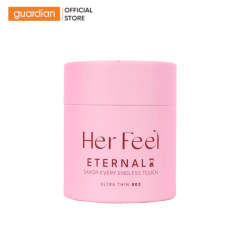 Bao Cao Su Her Feel Eternal Pleasure Cao Cấp Cho Nữ 0.03mm - Hộp 10 Cái