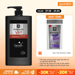Dầu Gội Nước Hoa Cao Cấp Romano Vip Premium Passion 650G