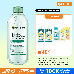 NƯỚC TẨY TRANG LÀM SẠCH TẾ BÀO DA CHẾT GARNIER MICELLAR EXFOLIATING WATER 400 ML