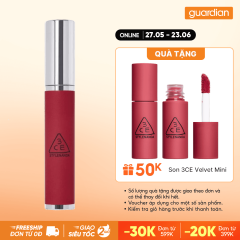 Son Kem Bùn 3Ce Hazy Lip Clay #Whip Red 4G