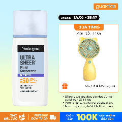 Kem Chống Nắng Neutrogena Ultra Sheer Cho Da Mặt Spf50 40Ml