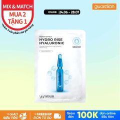 Mặt Nạ Giúp Truyền HA Cấp Nước, Hỗ Trợ Dưỡng Ẩm Wonjin Effect Hydro Rise Hyaluronic 30Gr 