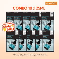 Combo 10 MEDIHEAL MẶT NẠ LÀM DỊU, DƯỠNG MỜ THÂM MADECASSOSIDE WRAPPING SERUM MASK BLEMISH REPAIR 25ML