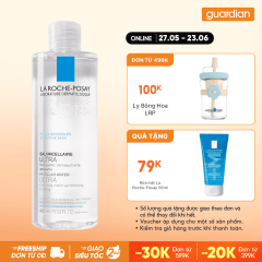 Nước Tẩy Trang Cho Da Nhạy Cảm La Roche-Posay Micellar Water Ultra Sensitive Skin 400ml