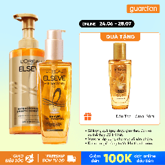 Combo 1 Dầu Dưỡng Tóc L'Oréal Paris Elseve Extraordinary Oil Từ Tinh Dầu Hoa Tự Nhiên 100ml & 1 Dầu Xả L'Oreal Extraordinary Oil Dưỡng Tóc Suôn Mượt 440Ml