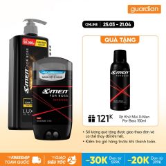 Combo 1 XMB TGM 3IN1 LUXURY 630G & 1 XMEN SKM XANH INTENSE DEOSTICK80G