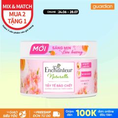 Tẩy Tế Bào Chết Thiên Nhiên Dưỡng Sáng Da Enchanteur Naturelle Hương Hoa Iris 250G