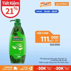 Dầu Gội Kèm Xả Dưỡng Tóc Siêu Mượt Thiên Nhiên Palmolive Naturals Ultra Smooth Aloe Vera Chiết Xuất Từ Nha Đam 600ml
