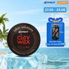 Sáp Vuốt Tóc Siêu Giữ Nếp Và Kiềm Dầu X-Men Salon Solution Clay Wax 65gr