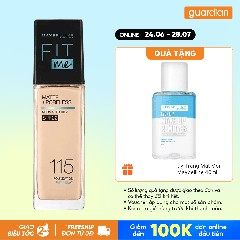 Kem Nền Mịn Nhẹ Kiềm Dầu Maybelline Fit Me Spf22 #115 Ivory 30Ml