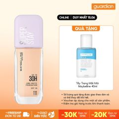 Kem Nền L&acirc;u Tr&ocirc;i 30H Maybelline Super Stay Up To 30H Lumi-Matte Foundation 35Ml.#111