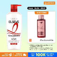 Dầu Gội Giúp Phục Hồi Tóc Hư Tổn L'Oréal Paris Elseve Total Repair 5 Shampoo 650ml