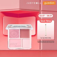 Phấn Má Hồng & Phấn Bắt Sáng 4 Ô Judydoll Blush & Highlight #03 Ballerina Dream 9G