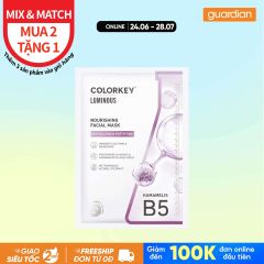 Mặt Nạ Dưỡng Ẩm Điều Tiết Bã Nhờn, Giảm Bóng Dầu, Hỗ Trợ Thu Nhỏ Lỗ Chân Lông Colorkey Luminous Chiết Xuất Cây Phỉ 25ml