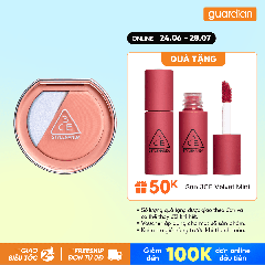 Phấn Má Hồng Bắt Sáng 3CE Blushlighter Coral Flush 58G