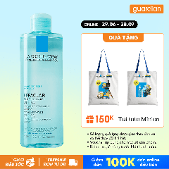 Nước Tẩy Trang Sạch Sâu, Kiểm Soát Nhờn Cho Da Dầu La Roche-Posay Effaclar Micellar Water Ultra Oily Skin 400ml