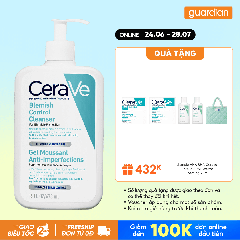 Sữa Rửa Mặt Giảm Mụn Cerave Blemish Control Cleanser 473Ml 