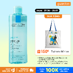 Nước Tẩy Trang Sạch Sâu, Kiểm Soát Nhờn Cho Da Dầu La Roche-Posay Effaclar Micellar Water Ultra Oily Skin 400ml