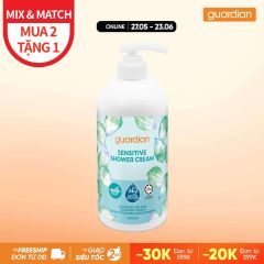 Sữa Tắm Dạng Kem Guardian Sentitive Shower Cream Dành Cho Da Nhạy Cảm 1000Ml