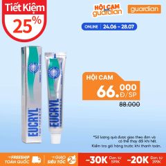 Kem Đánh Răng Eucryl Làm Trắng Răng Hương Bạc Hà 62G