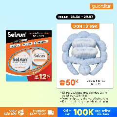 SELSUN BỘ SẢN PHẨM CHỐNG GÀU (DẦU GỘI 100ML+ DẦU XẢ 100ML)