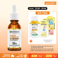 Dưỡng Chất Tăng Cường Sáng Da Mờ Thâm Garnier Bright Complete Pure Vitamin C 30Ml