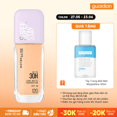 Kem Nền Lâu Trôi 30H Maybelline Super Stay Up To 30H Lumi-Matte Foundation 35Ml.#120