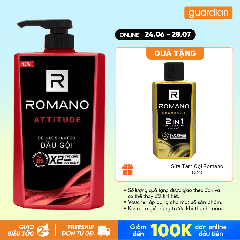 Dầu Gội Hương Nước Hoa Tóc Chắc Khoẻ Romano Attitude 650g