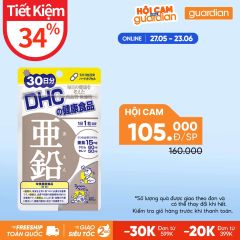 Thực Phẩm Bảo Vệ Sức Khỏe DHC Bổ Sung Kẽm 30 Ngày