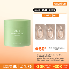 mieng-bong-tham-dung-dich-chiet-xuat-diep-ca-giup-duong-am-lam-diu-da-abib-heartleaf-spot-pad-calming-touch-80-mieng-150ml