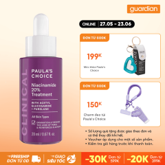 Tinh Chất Hỗ Trợ Thu Nhỏ Lỗ Ch&acirc;n L&ocirc;ng Paula's Choice Clinical Niacinamide 20% Treatment 20Ml