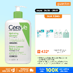 Sữa Rửa Mặt Cerave Hydrating Cleanser Dưỡng Ẩm Làm Sạch Sâu Dành Cho Da Thường & Da Khô 473Ml