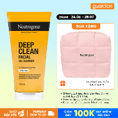 Sữa Rửa Mặt Làm Sạch Sâu Deep Clean Facial Cleanser Neutrogena 150Ml