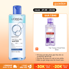 Nước Tẩy Trang 3 In 1 Micellar Làm Sạch Sâu L'Oréal Paris 400Ml
