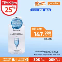 Nước Tẩy Trang JM Solution Water Luminous SOS Ringer Cleansing Water Black 500ml