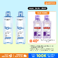 Combo 2 Nước Tẩy Trang L'Oréal Paris 3 In 1 Micellar Water Làm Tươi Mát Da 400Ml