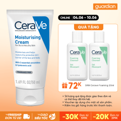 Kem Dưỡng Ẩm Dành Cho Da Khô Moisturising Cream Cerave 50Ml