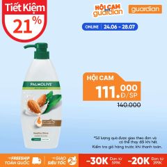 Dầu Gội Kèm Dầu Xả Cho Tóc Óng Ả Khỏe Đẹp Palmolive Naturals Healthy Shine Almond Oil & Milk Chiết Xuất Thiên Nhiên Từ Dầu Hạnh Nhân Và Sữa 600ml